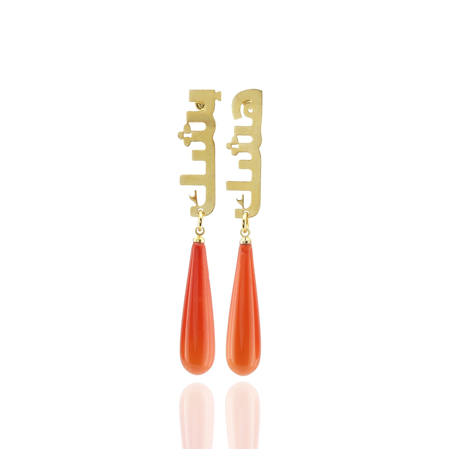 Heshk Beshk Orange Earrings