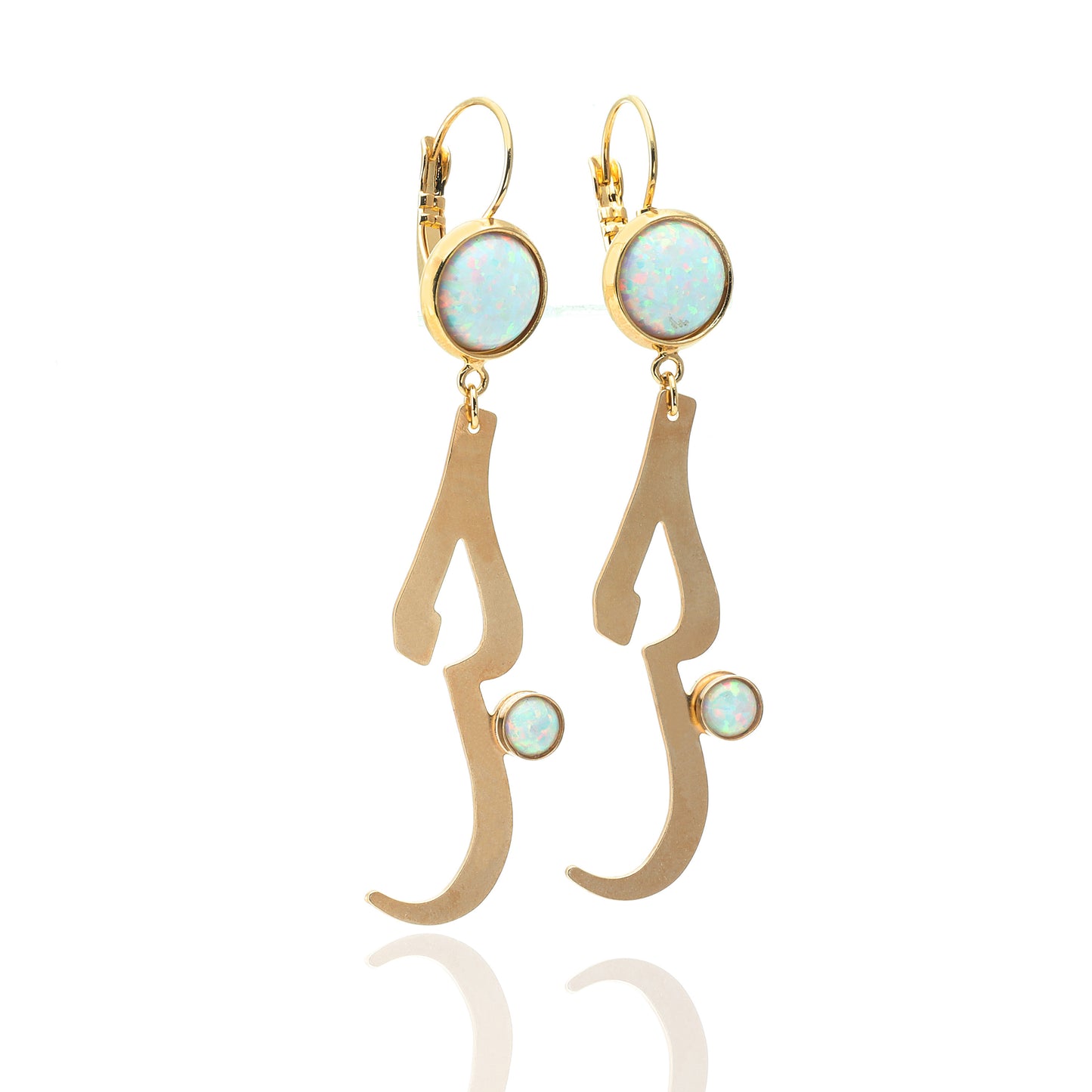 Opal Love Earrings