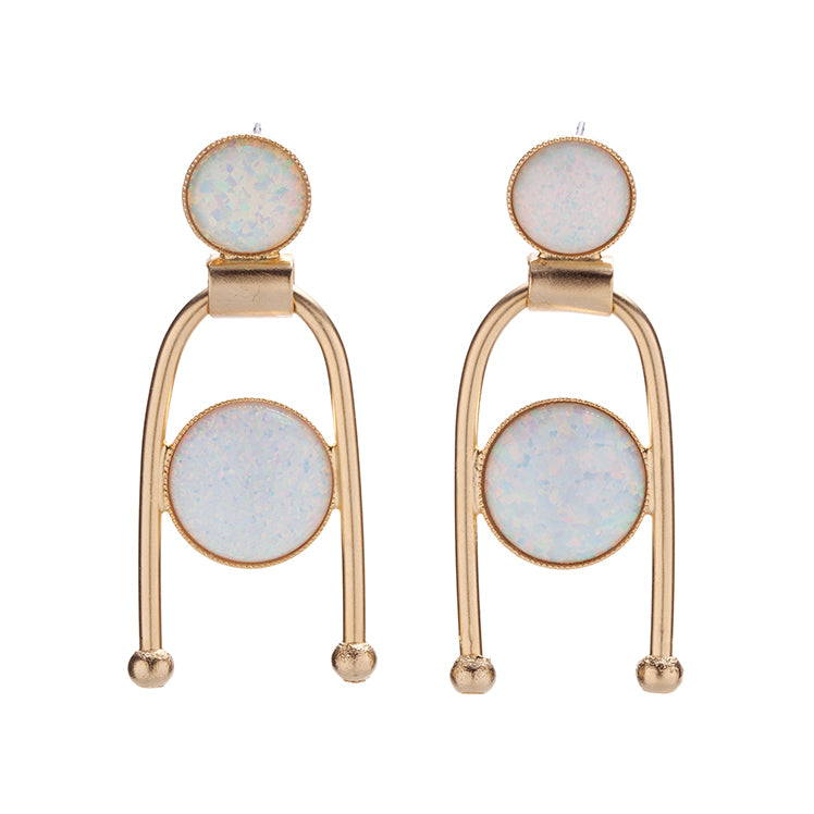 Opal Earrings