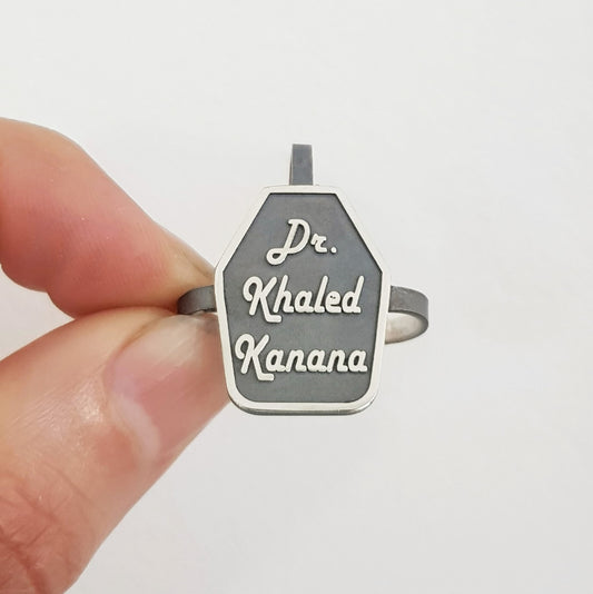 Stethoscope Name Tag قطعة سماعة الطبيب