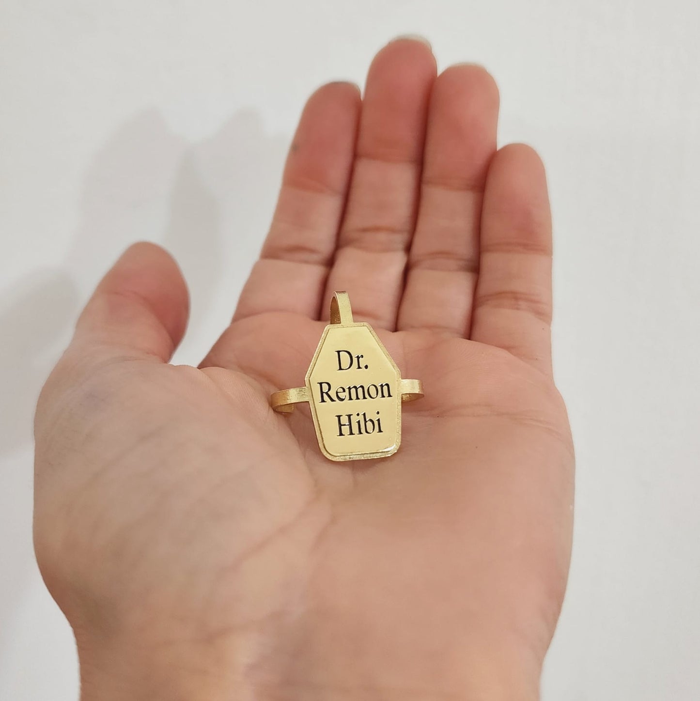 Stethoscope Name Tag قطعة سماعة الطبيب