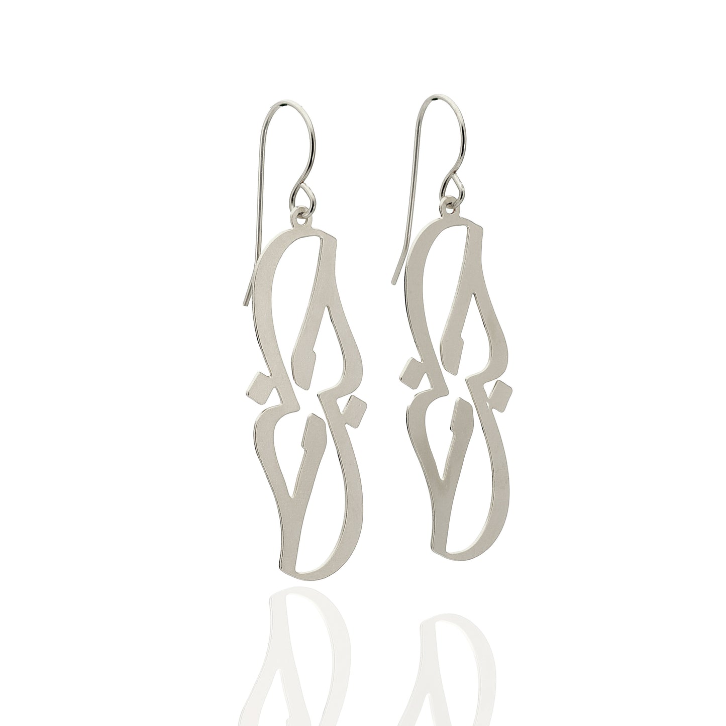 Infinity Love Earrings Silver