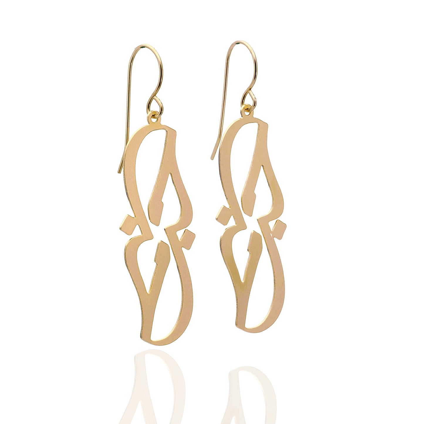 Infinity Love Earrings Gold